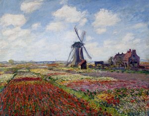 Claude Monet - Field Of Tulips In Holland