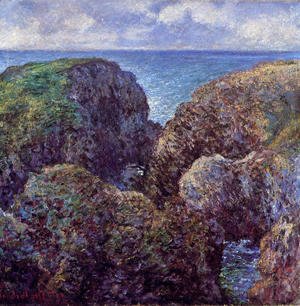 Claude Monet - Group Of Rocks At Port Goulphar
