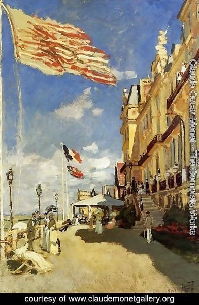 Claude Monet - Hotel Des Roches Noires  Trouville