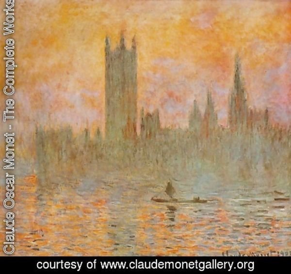 Claude Monet - Houses Of Parliament