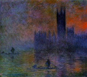 Claude Monet - Houses Of Parliament  Fog Effect2