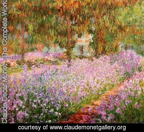 Claude Monet - Irises In Monets Garden