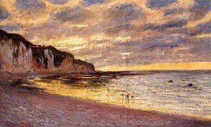 Claude Monet - LAlly Point  Low Tide