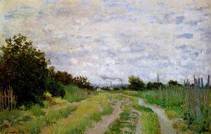 Claude Monet - Lane In The Vineyards At Argenteuil
