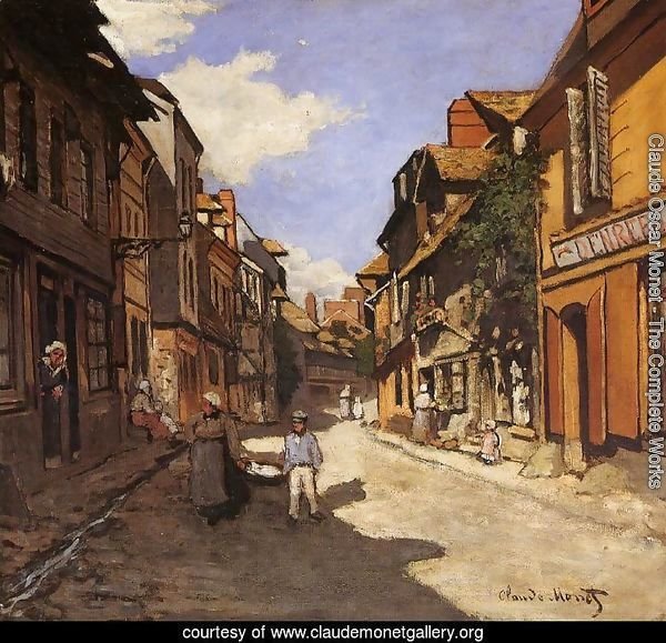 Le Rue De La Bavolle At Honfleur2