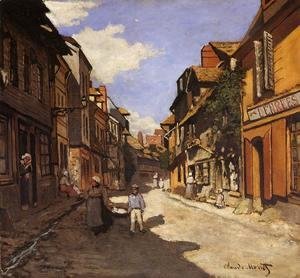 Claude Monet - Le Rue De La Bavolle At Honfleur2