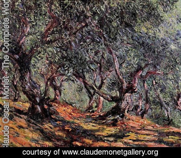 Claude Monet - Olive Trees In Bordighera