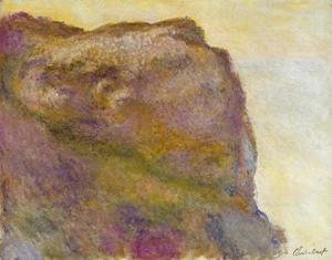 Claude Monet - On The Cliff At Petit Ailly