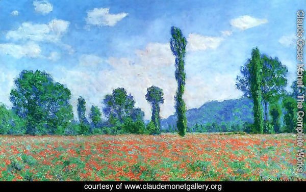 Poppy Field In Giverny