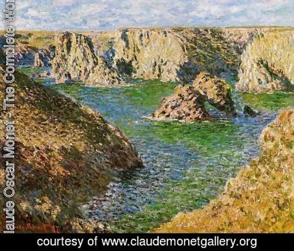 Claude Monet - Port Donnant  Belle Ile