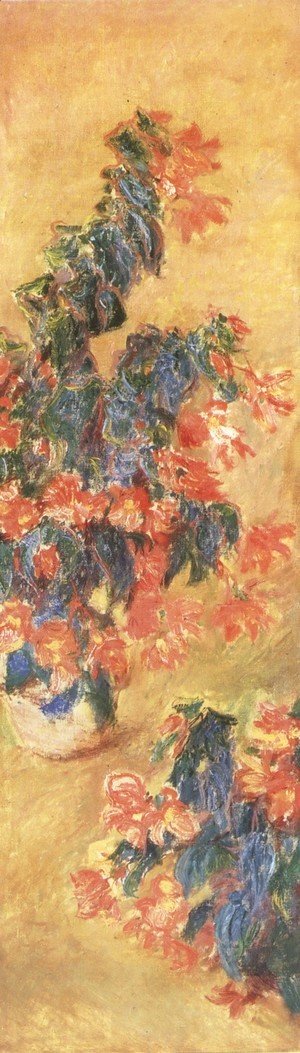 Claude Monet - Red Azalias In A Pot