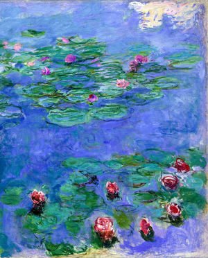 Claude Monet - Red Water Lilies