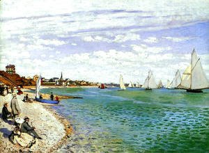Claude Monet - Regatta At Sainte Adresse