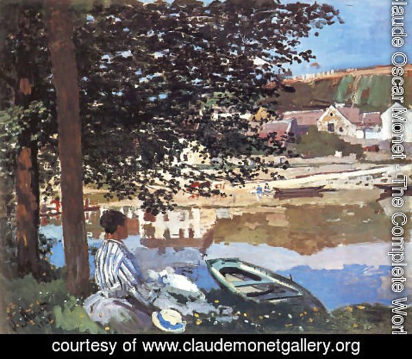 Claude Monet - River Scene At Bennecourt