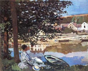 Claude Monet - River Scene At Bennecourt