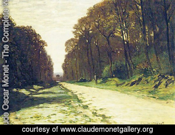 Claude Monet - Road In A Forest