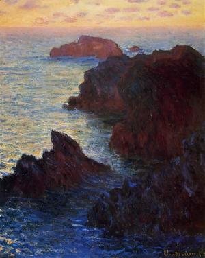 Claude Monet - Rocky Point At Port Goulphar