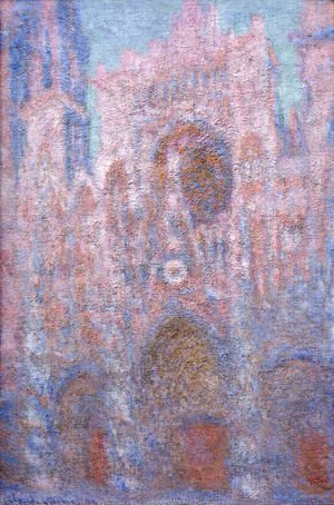 Claude Monet - Rouen Cathedral  Symphony In Grey And Rose