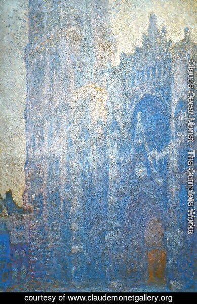 Claude Monet - Rouen Cathedral  The Portal  Morning Effect
