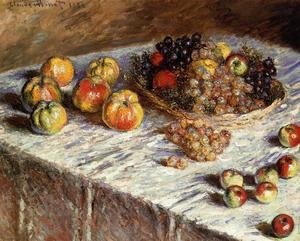 Claude Monet - Still Life   Apples And Grapes