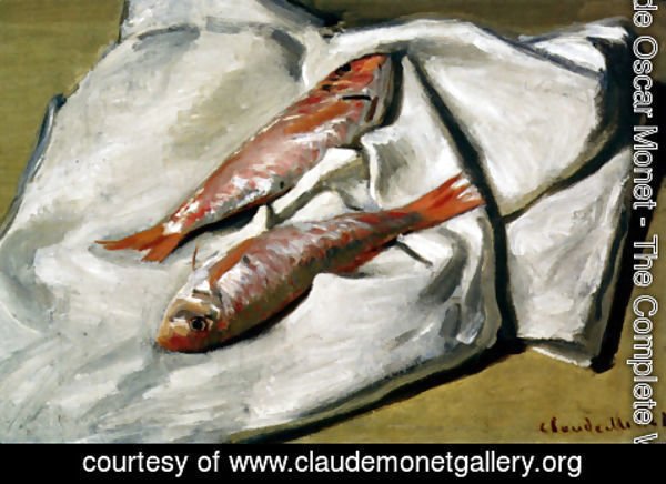 Claude Monet - Still Life Red Mullets