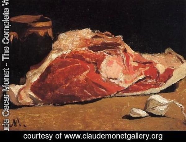 Claude Monet - Still Life With Meat