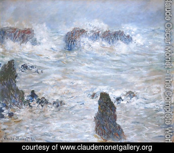 Claude Monet - Storm Off The Belle Ile Coast