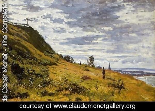 Claude Monet - Taking A Walk On The Cliffs Of Sainte Adresse