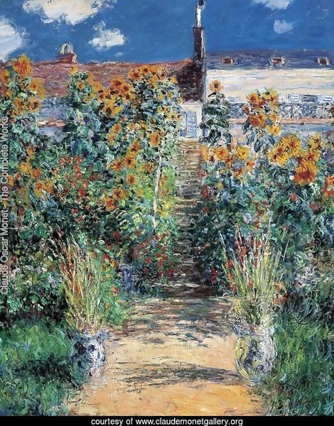 The Artists Garden At Vetheuil