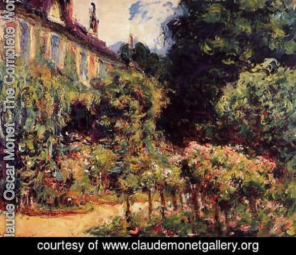 Claude Monet - The Artists House At Giverny