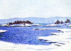 Claude Monet - The Banks Of The Fjord At Christiania
