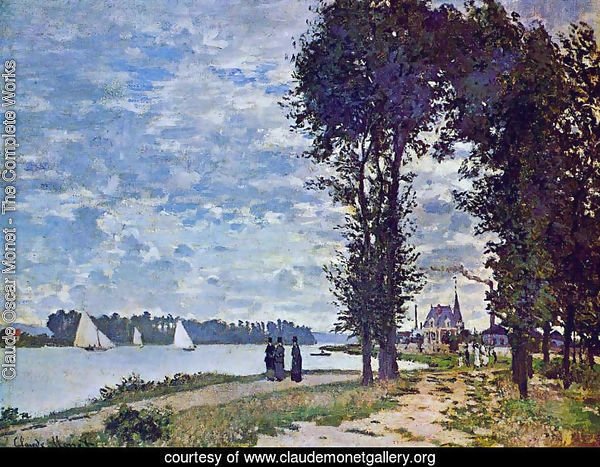 The Banks Of The Seine At Argenteuil