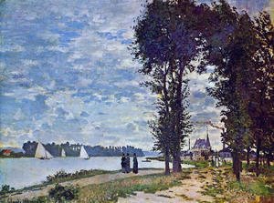 Claude Monet - The Banks Of The Seine At Argenteuil