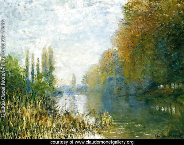 The Banks Of The Seine In Autumn