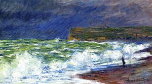 Claude Monet - The Beach At Fecamp