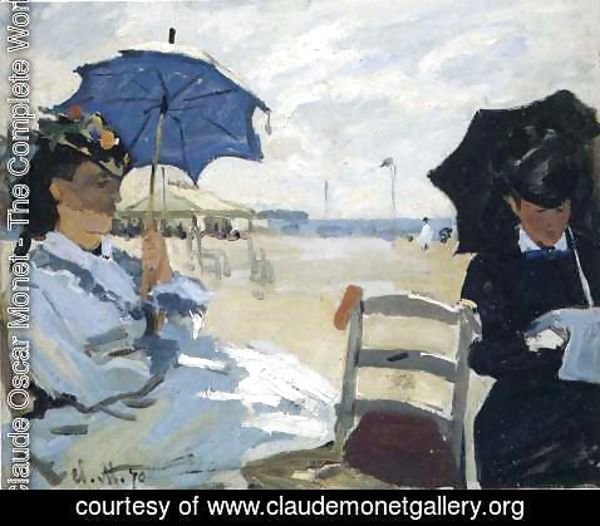 Claude Monet - The Beach At Trouville