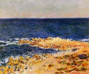 Claude Monet - The Big Blue At Antibes Aka The Seat At Antibes