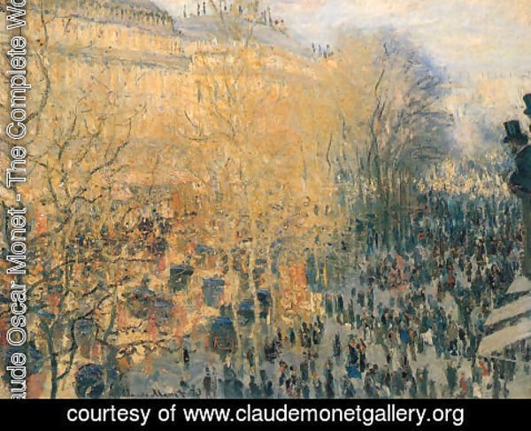 Claude Monet - The Boulevard Des Capuchine Aka Boulevard Des Capucines