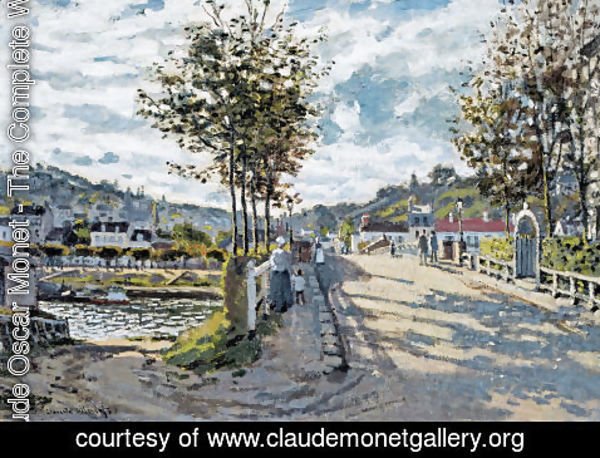 Claude Monet - The Bridge At Bougival