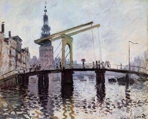 Claude Monet - The Bridge  Amsterdam