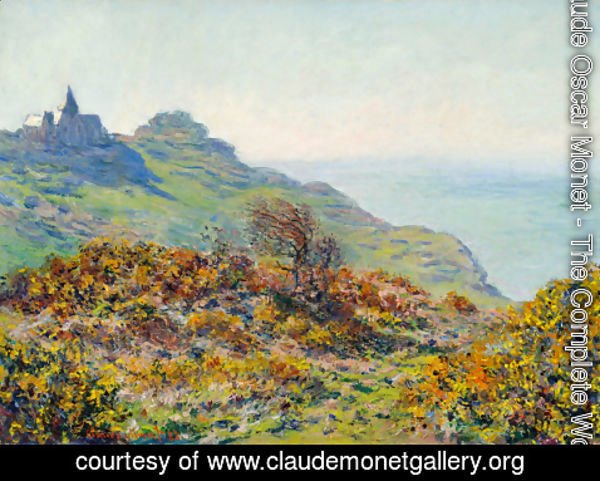 Claude Monet - The Church At Varengeville And The Gorge Of Les Moutiers
