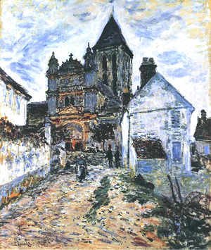 Claude Monet - The Church At Vetheuil