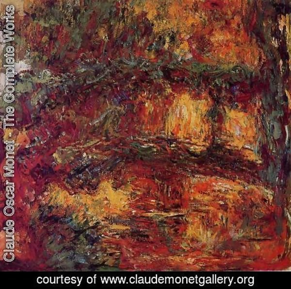 Claude Monet - The Japanese Bridge At Giverny