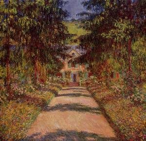 Claude Monet - The Main Path At Giverny
