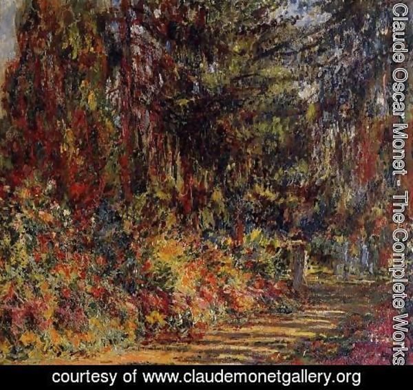 Claude Monet - The Path At Giverny