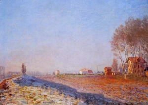 Claude Monet - The Plain Of Colombes  White Frost