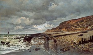 Claude Monet - The Pointe De La Heve At Low Tide