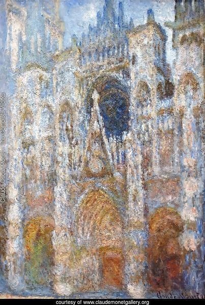 The Portal Of Rouen Cathedral At Midday