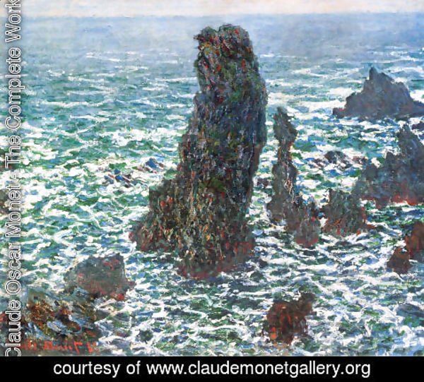 Claude Monet - The Pyramids Of Port Coton  Belle Ile En Mer