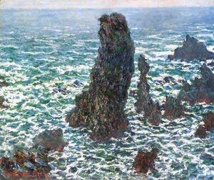 Claude Monet - The Pyramids Of Port Coton  Belle Ile En Mer